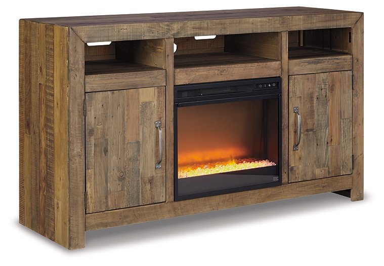 Sommerford 62" TV Stand with Electric Fireplace