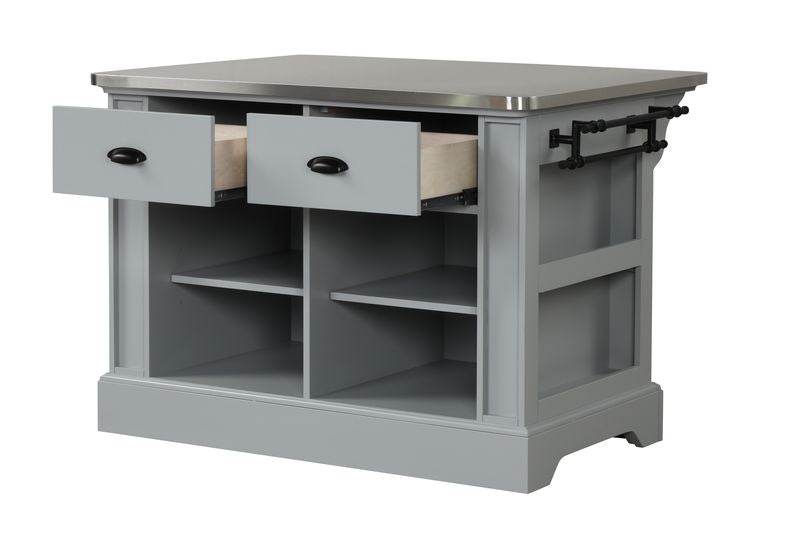 Urrur 2 Drawers Kitchen Island