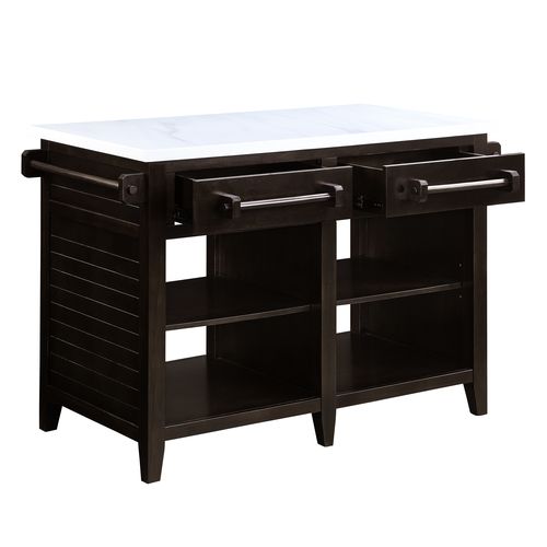 Darwid 2 Drawers Kitchen Island