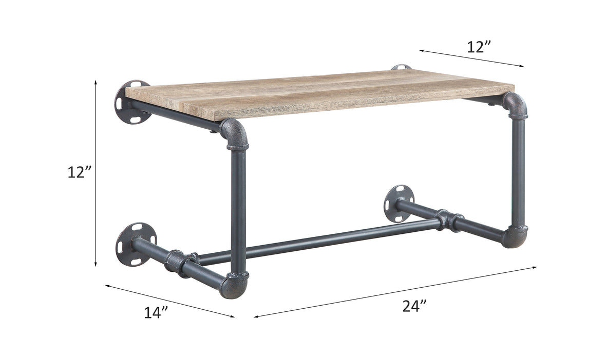 Brantley 1-Tier Wall Rack with Rod