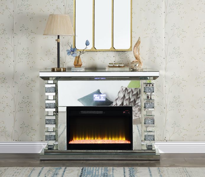 Noralie Glam Fireplace with Bluetooth