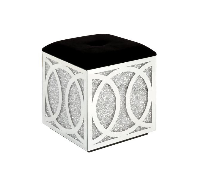 Noralie Glam Ottoman with Storage