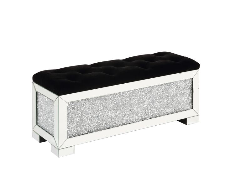 Noralie 38"L Glam Bench with Storage