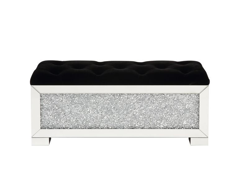 Noralie 38"L Glam Bench with Storage