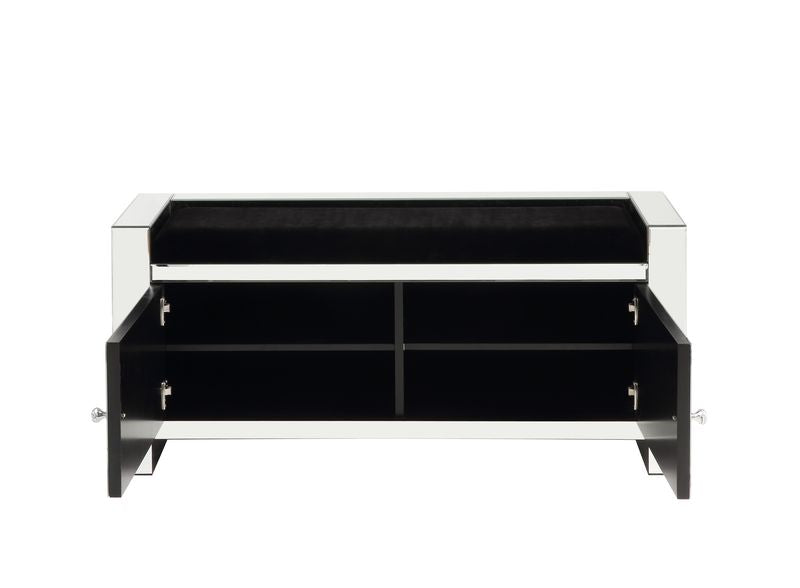 Noralie 47"L Glam Bench with Storage