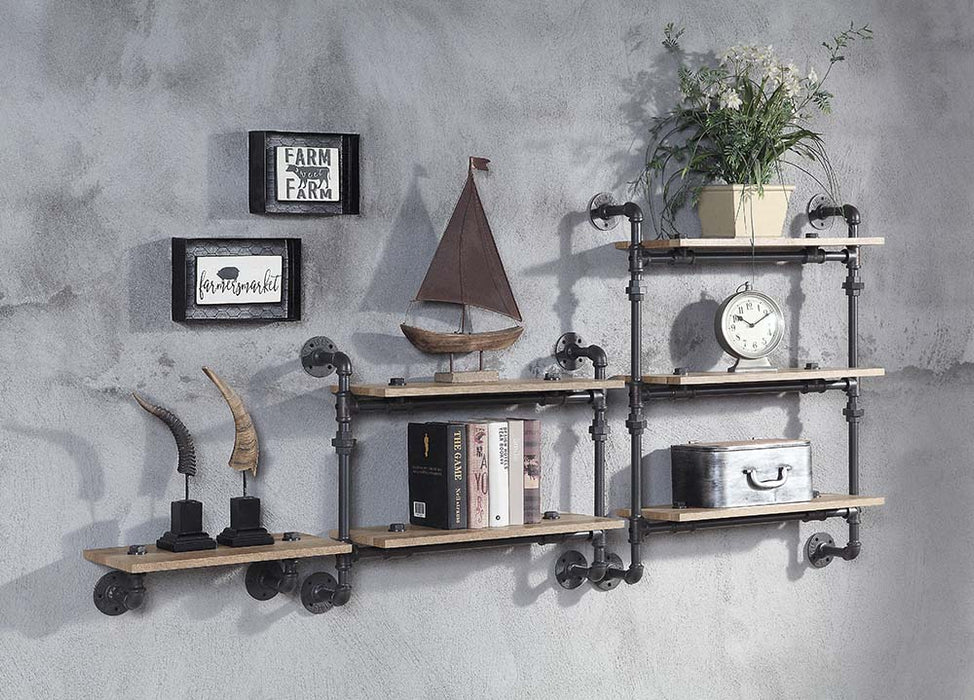 Brantley Wall Rack with 3 Shelves