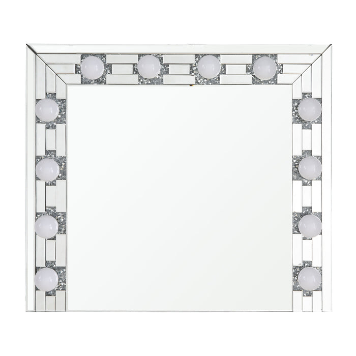 Noralie 32"L x 28"H Glam Accent Mirror