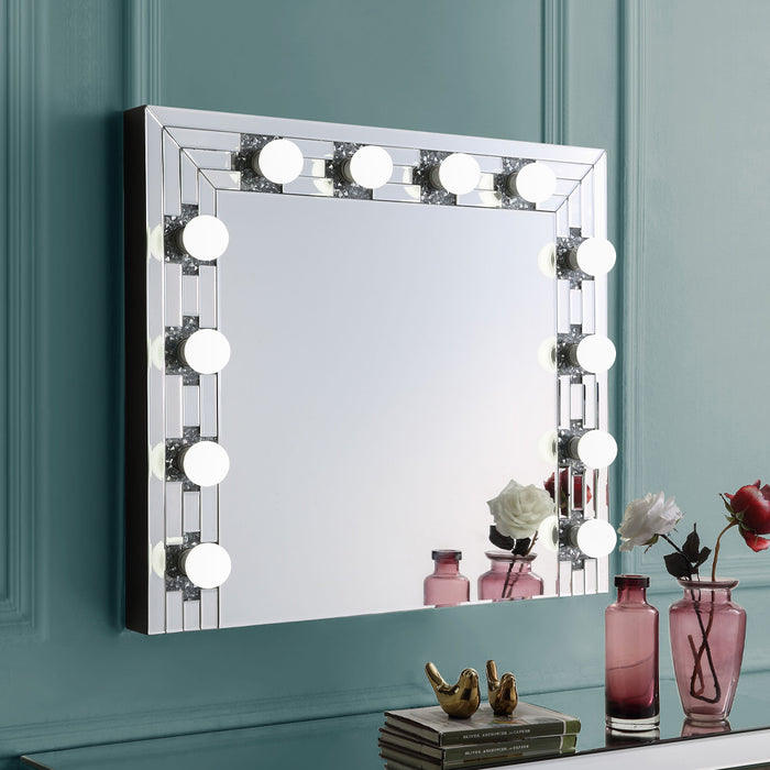 Noralie 32"L x 28"H Glam Accent Mirror