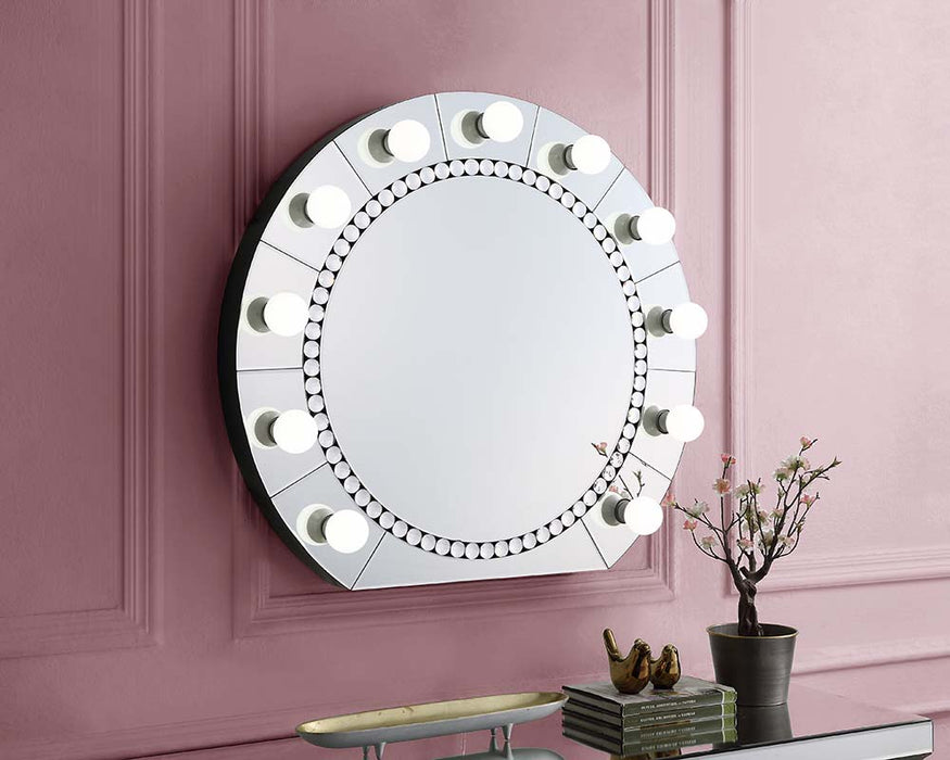 Farai Glam Round Accent Mirror