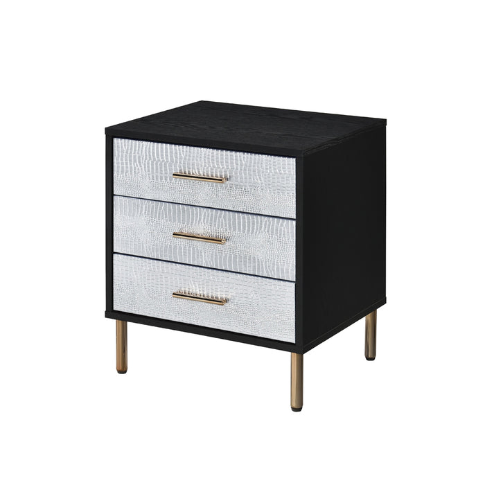 Myles 23"H 3 Drawers Nightstand