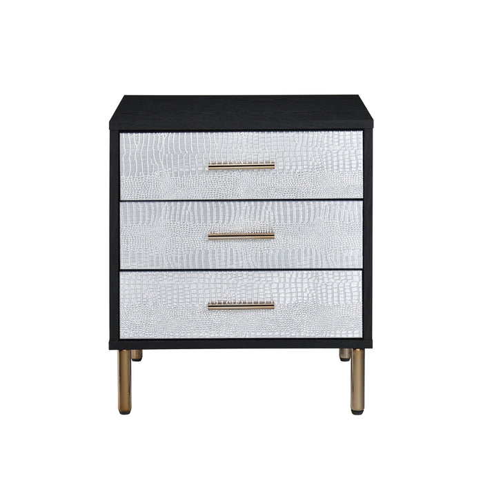 Myles 23"H 3 Drawers Nightstand