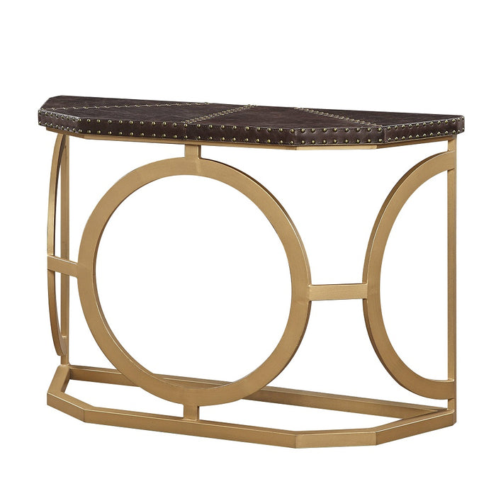 Solara Upholstered Rectangular Console Table