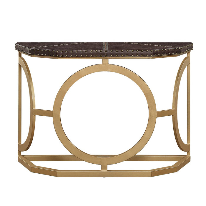 Solara Upholstered Rectangular Console Table