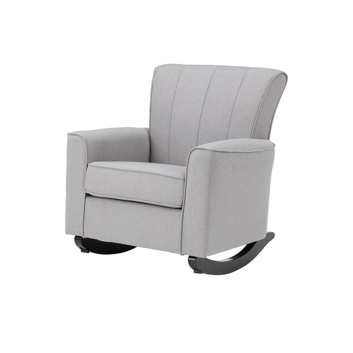 Denzell 34"W Linen Rocking Chair