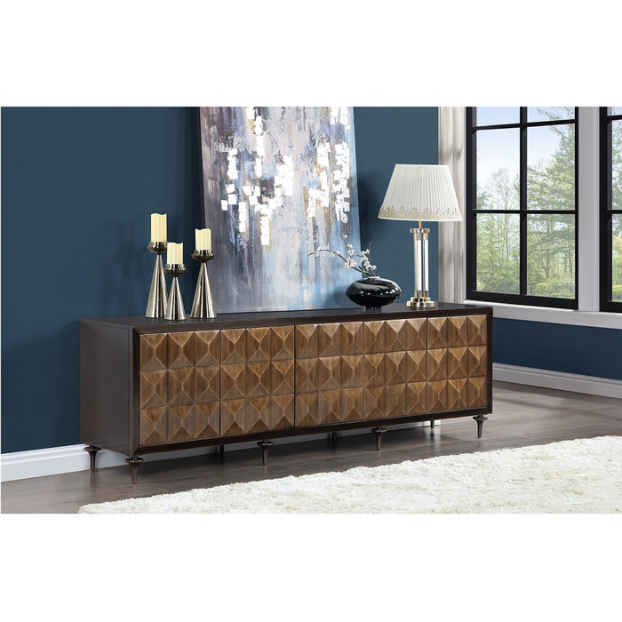 Diya 88"L Rectangular Console Cabinet