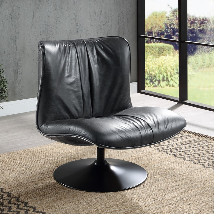 Piotr 32"W Boucle Accent Chair with Swivel