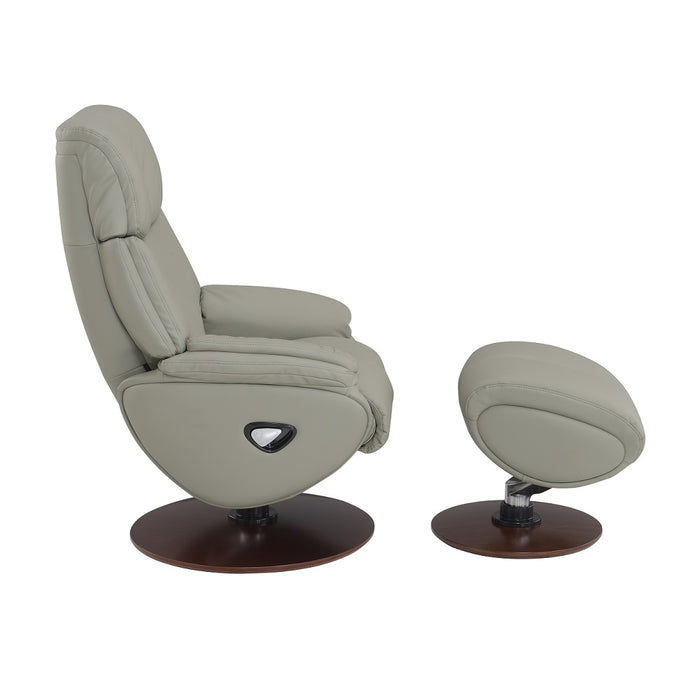 Kandoro Accent Chair with Swivel & Ottoman