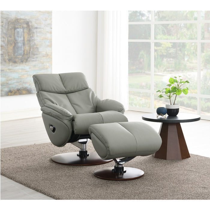 Kandoro Accent Chair with Swivel & Ottoman