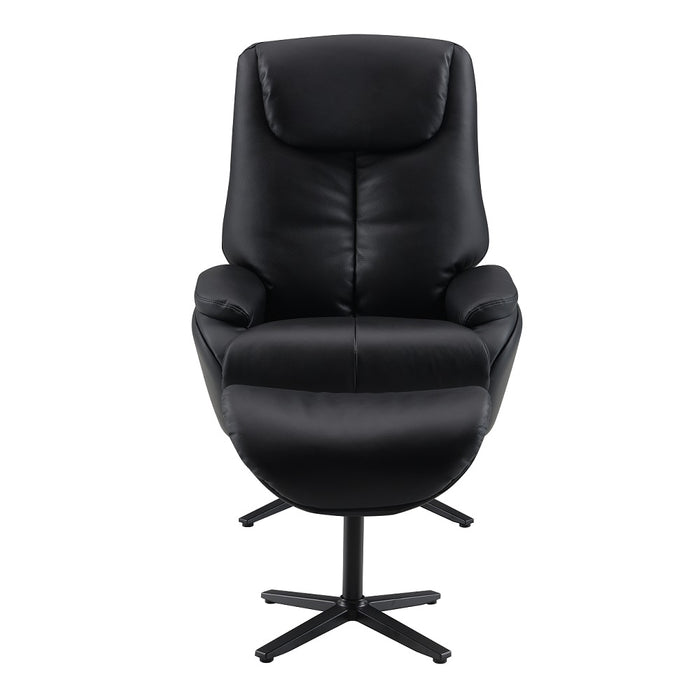 Labonita Accent Chair with Swivel & Ottoman