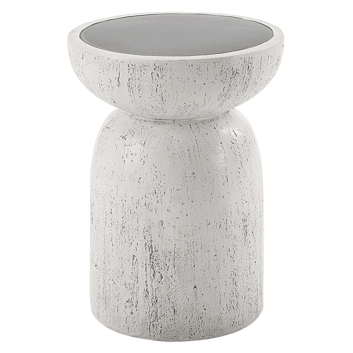 Dylana 14"Dia Round Accent Table