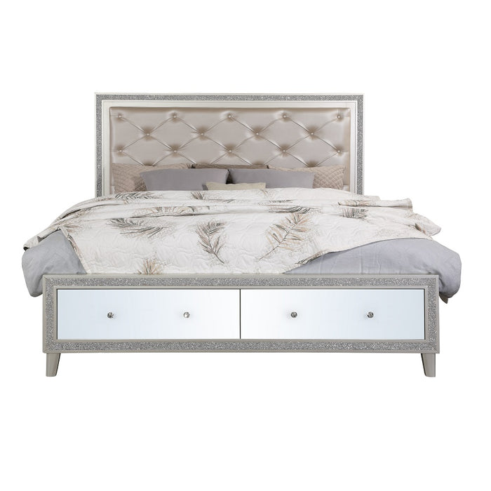 Sliverfluff Upholstered Storage Bed