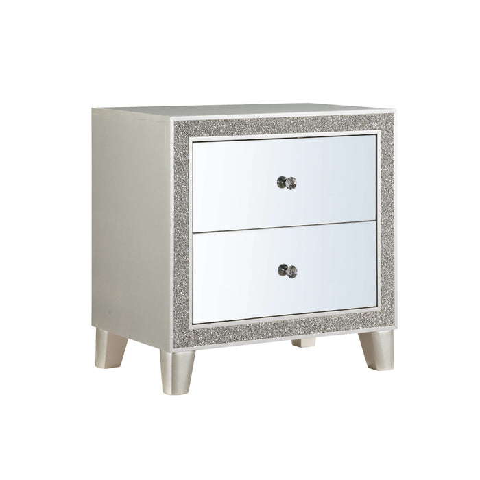 Sliverfluff 26"H 2 Drawers Nightstand