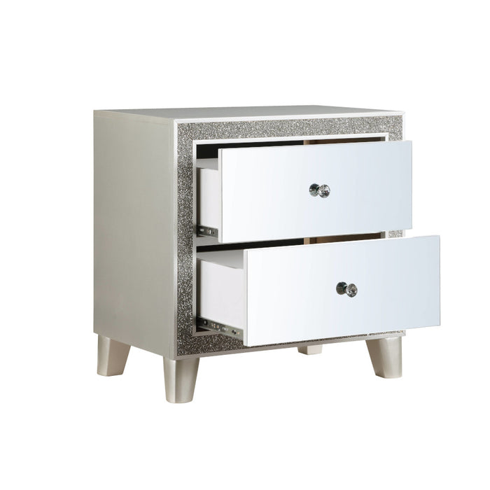 Sliverfluff 26"H 2 Drawers Nightstand