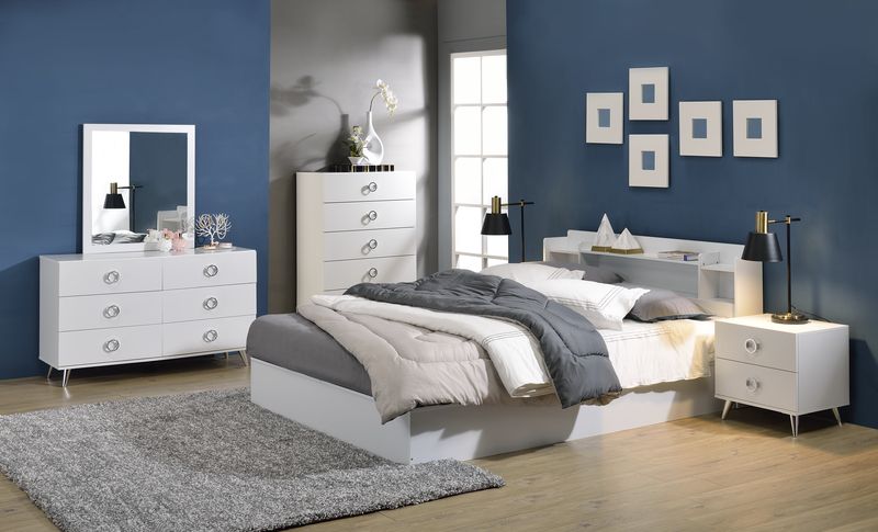 Perse Queen Bed with Storage