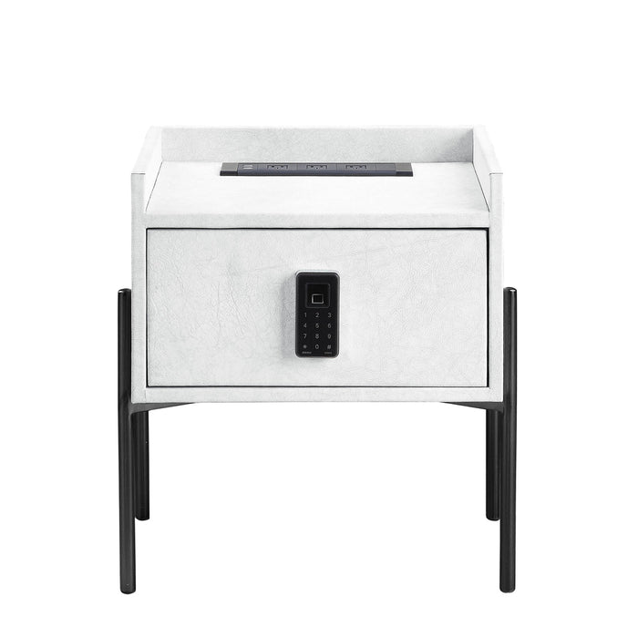 Metis 20"H Nightstand with USB & Electric Lock