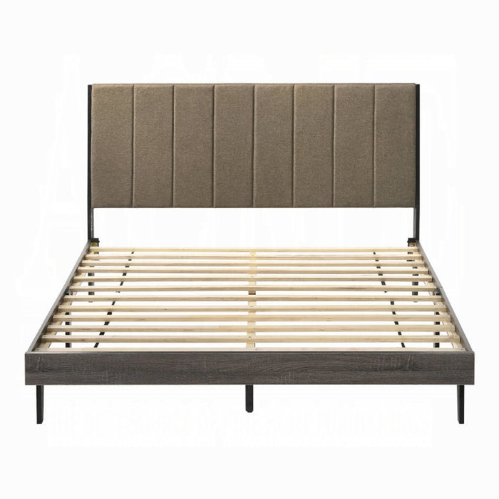 Valdemar Channel Tufted Upholstered Queen Bed