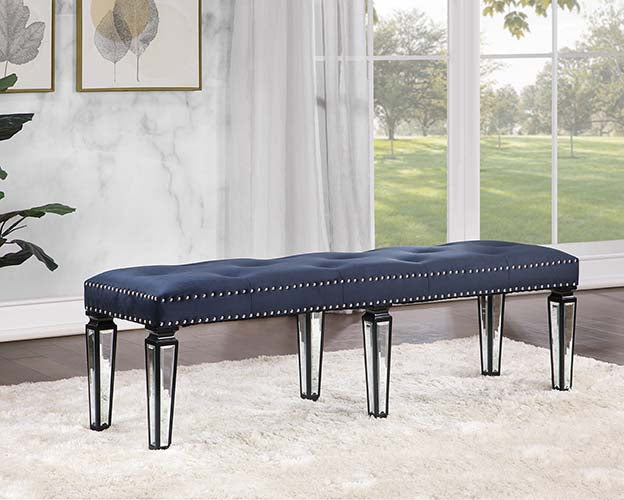 Varian II 60"L Velvet Bench