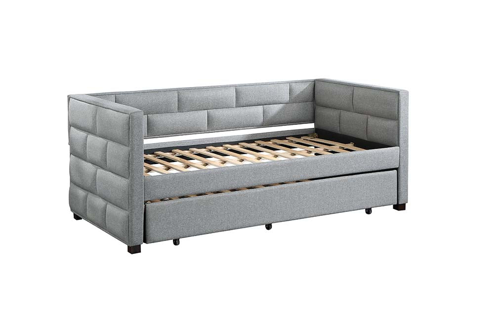 Ebbo Upholstered Daybed with Trundle (Twin)