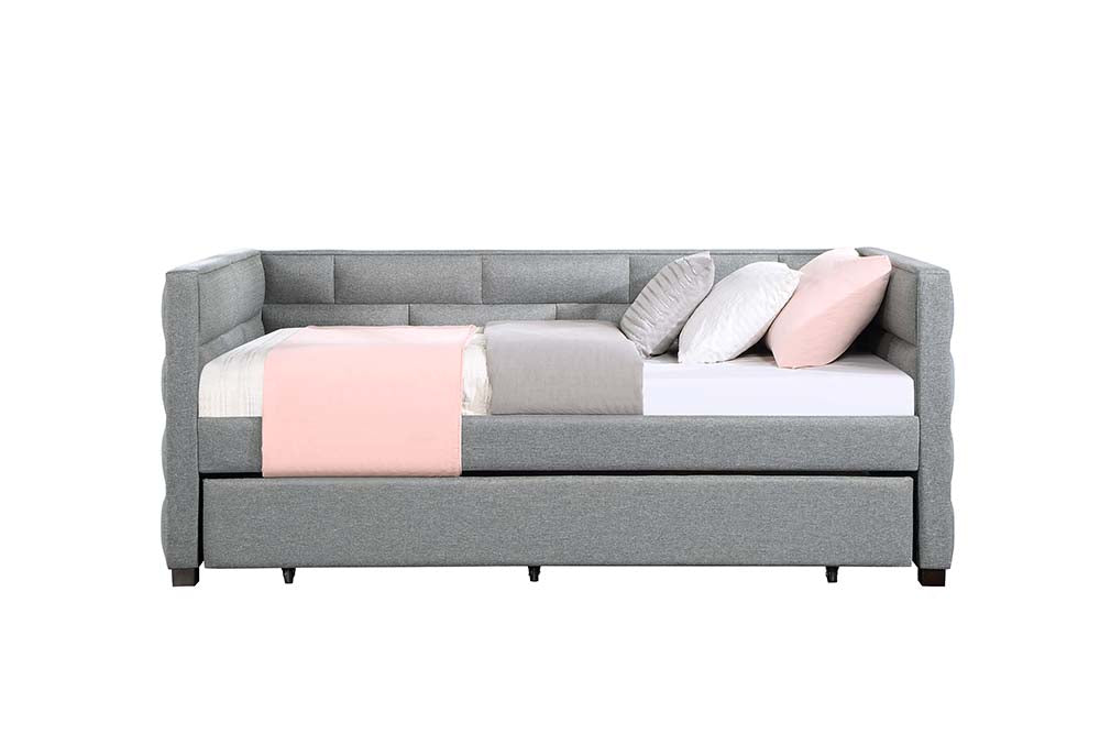 Ebbo Upholstered Daybed with Trundle (Twin)