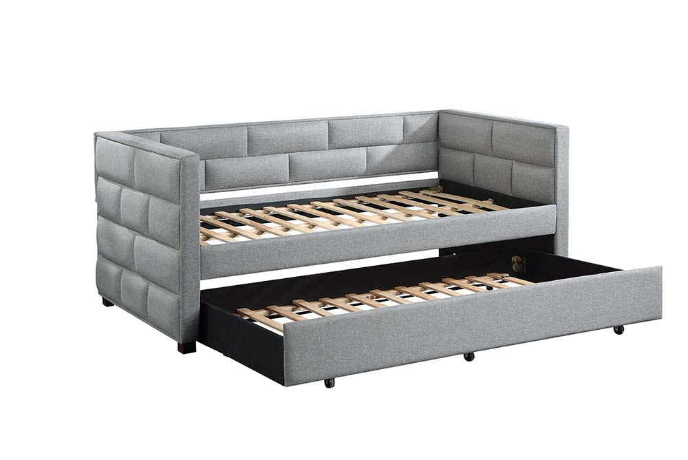 Ebbo Upholstered Daybed with Trundle (Twin)