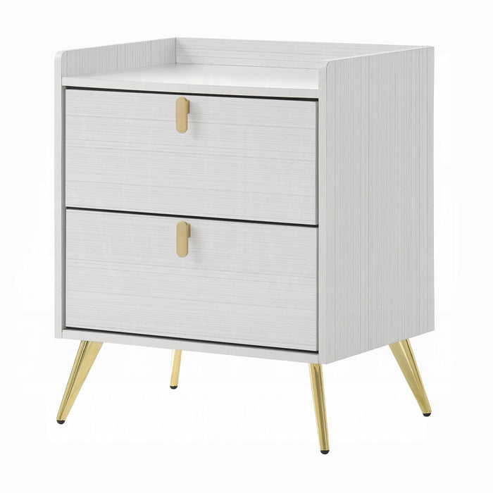 Zeena 26"H 2 Drawers Nightstand