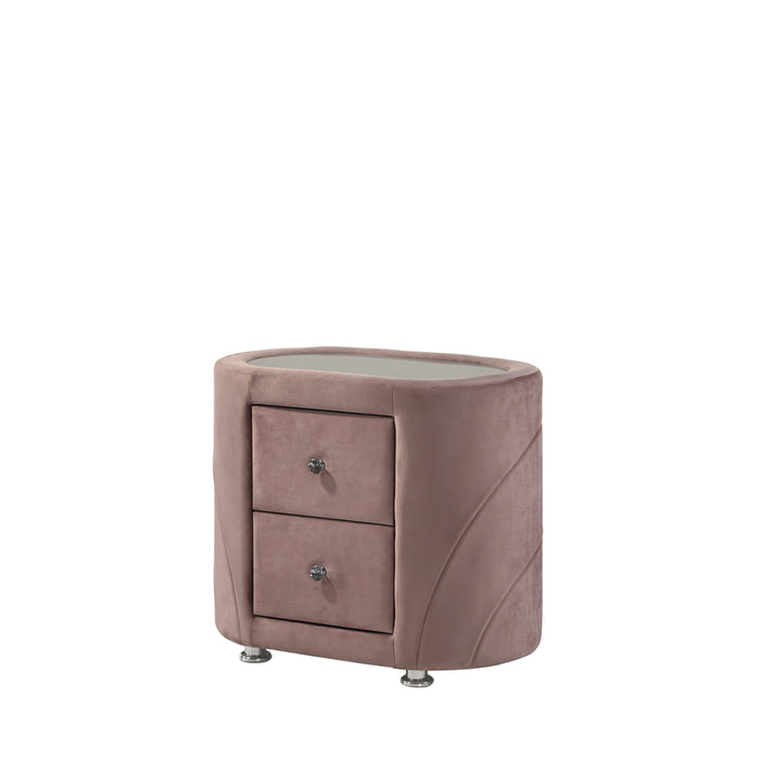 Salonia 23"H 2 Drawers Nightstand