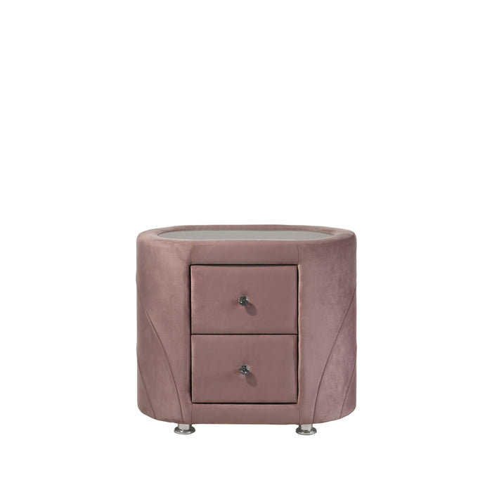 Salonia 23"H 2 Drawers Nightstand