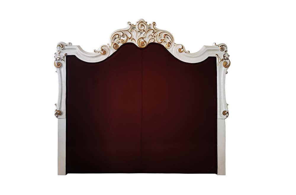 Vendome Upholstered Bed with Crystal-Like Button Tufted Headboard & Footboard