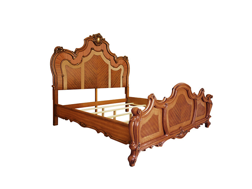 Picardy Panel Bed with Arched Headboard