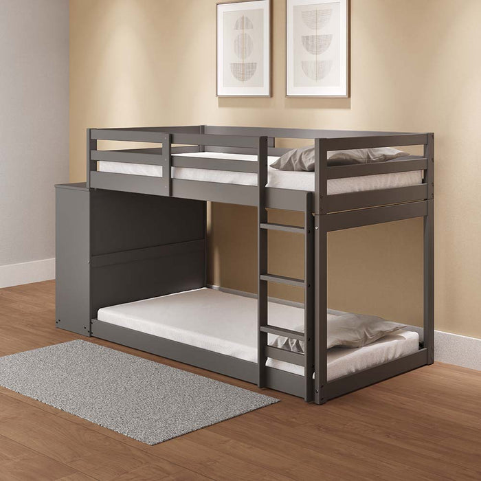 Gaston 4 Drawers Bunk Bed (T/T) with 4 Drawers & 3 Compartments