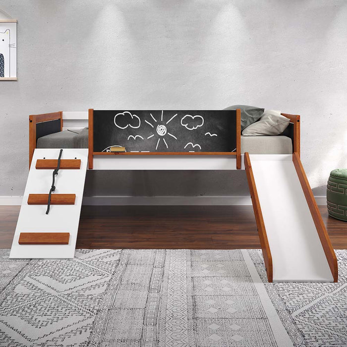 Aurea Teenager Solid Wood Twin Loft Bed
