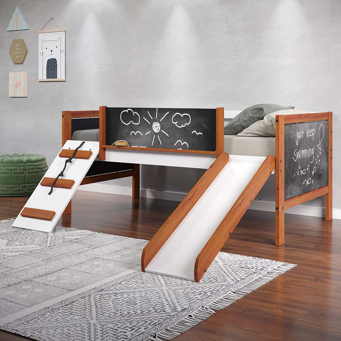 Aurea Teenager Solid Wood Twin Loft Bed