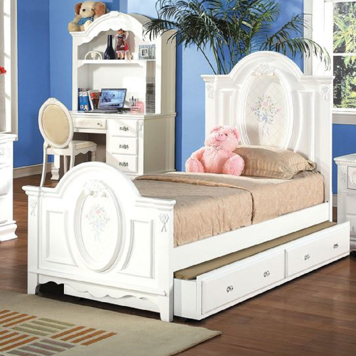 Flora Teenager Solid Wood Bed