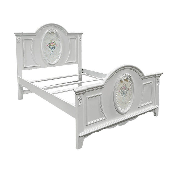 Flora Teenager Solid Wood Bed