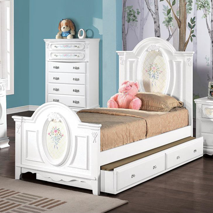 Flora Teenager Solid Wood Bed