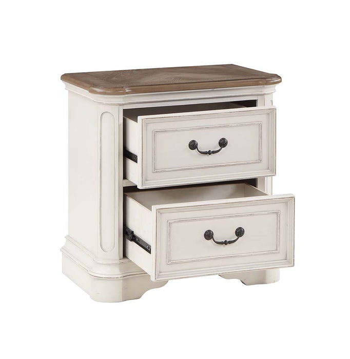 Florian 28"H 2 Drawers Nightstand