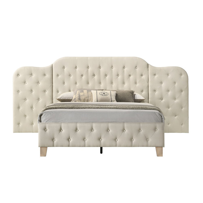 Ranallo Linen Upholstered Panel Bed