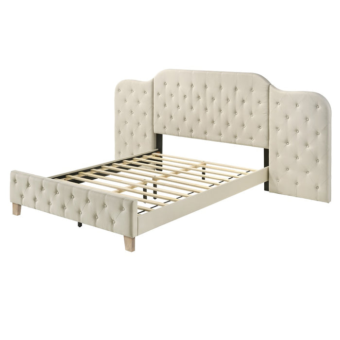 Ranallo Linen Upholstered Panel Bed