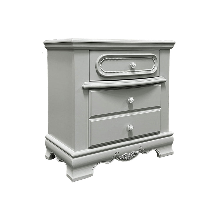 Flora 3 Drawers 27"H Nightstand