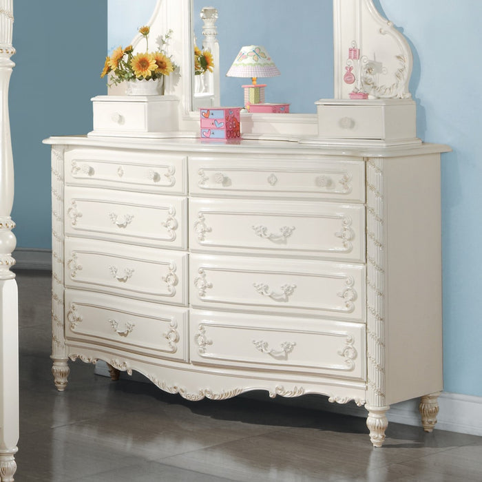 Pearl 54"L 8 Drawers Dresser